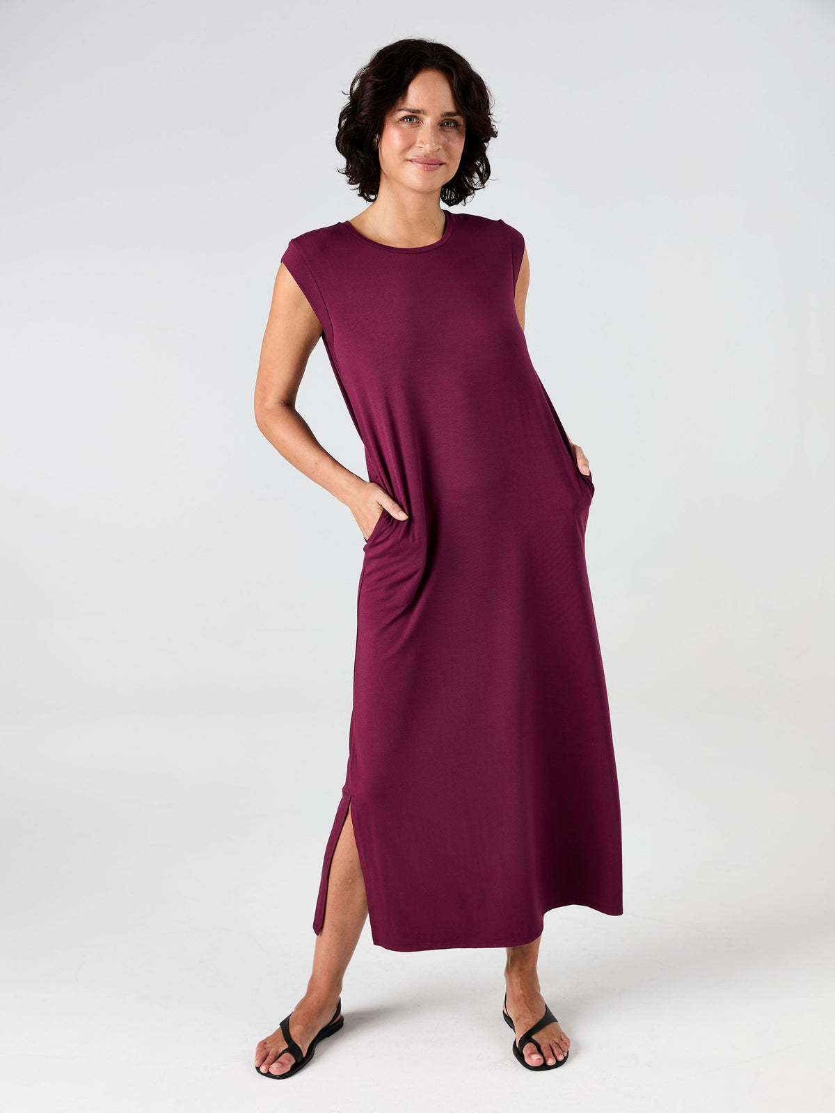 Roxy Maxi Dress - Ruby