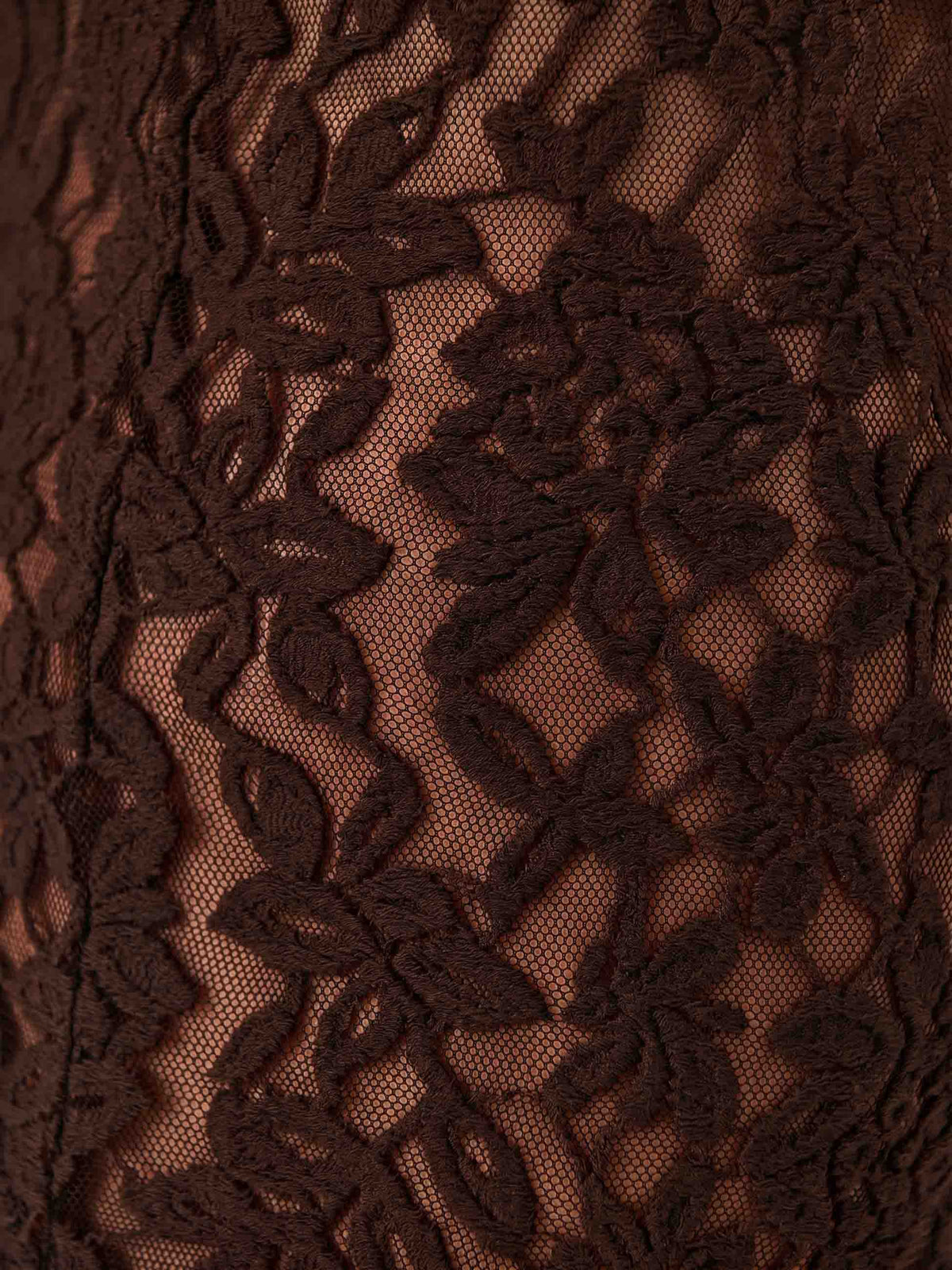 Chantelle Lace Pant - Coffee Bean