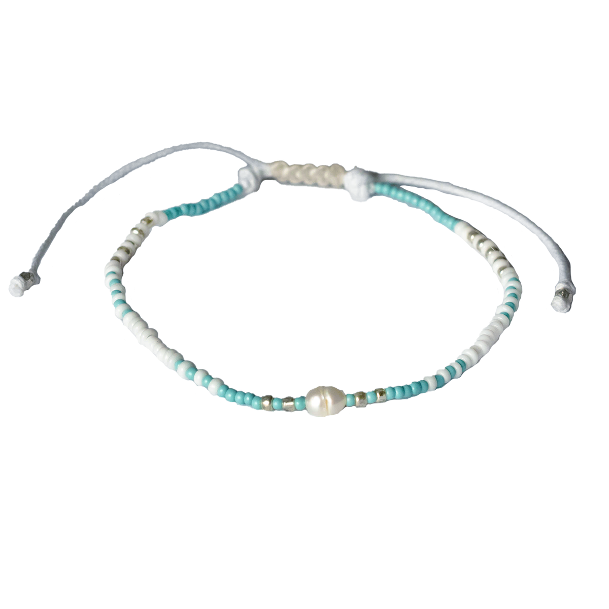 Wavebreak Seedbead Anklet