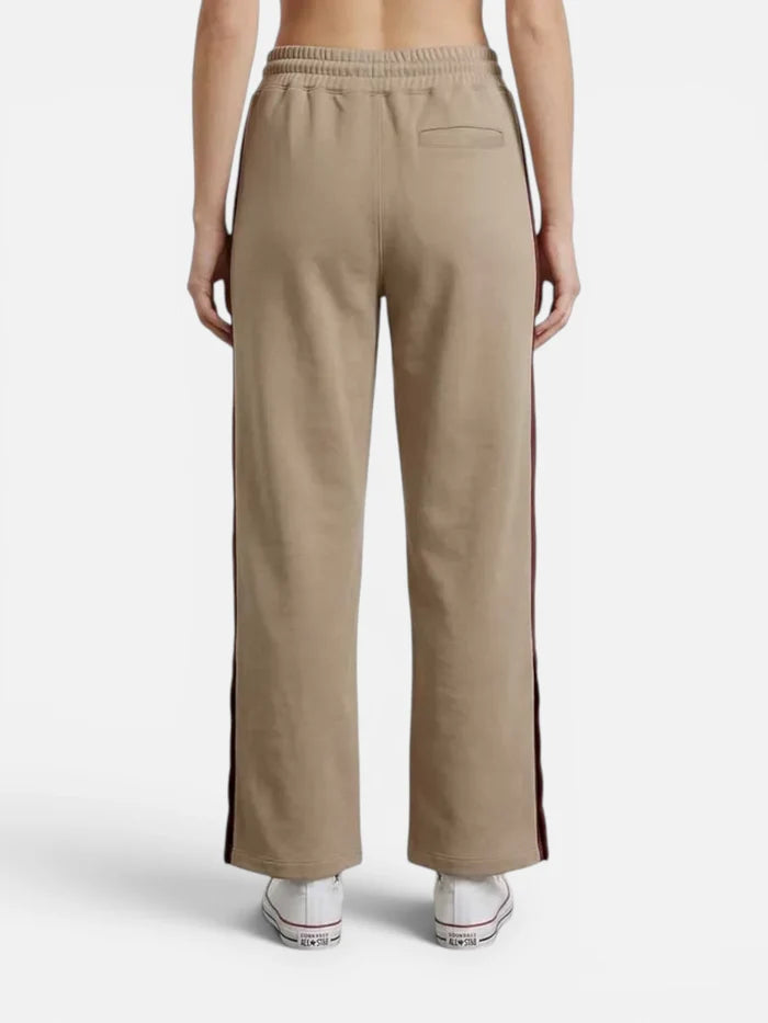 Pantalon Mujer Converse Pantalon Recto con Cordon Beige