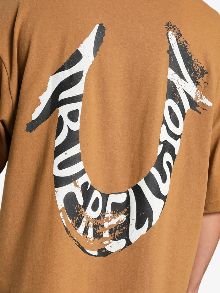 Remera True Religion Chipmunk marrón