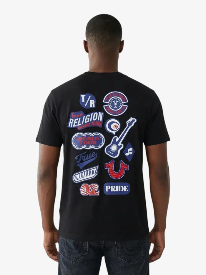 Remera True Religion Embroidery Patch Negro