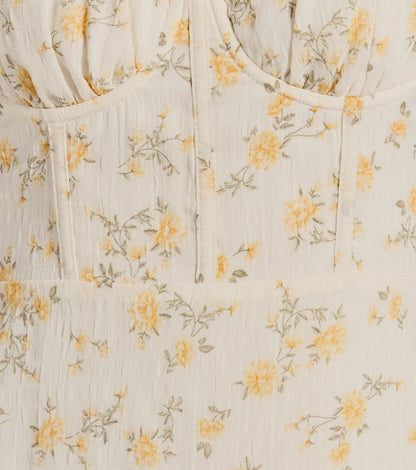 Ultimate Chic Choice Floral Tie-Back Short Dress