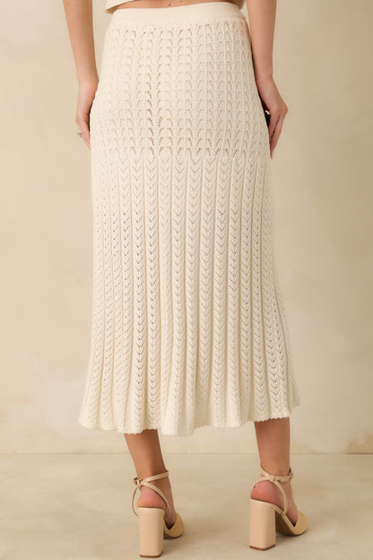 Z Supply Ivory Lexa Sweater Midi Skirt