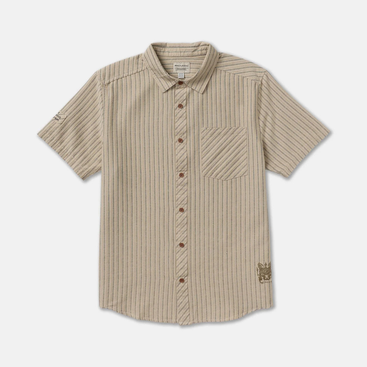 RVCA Archive Stripe Short Sleeve Shirt