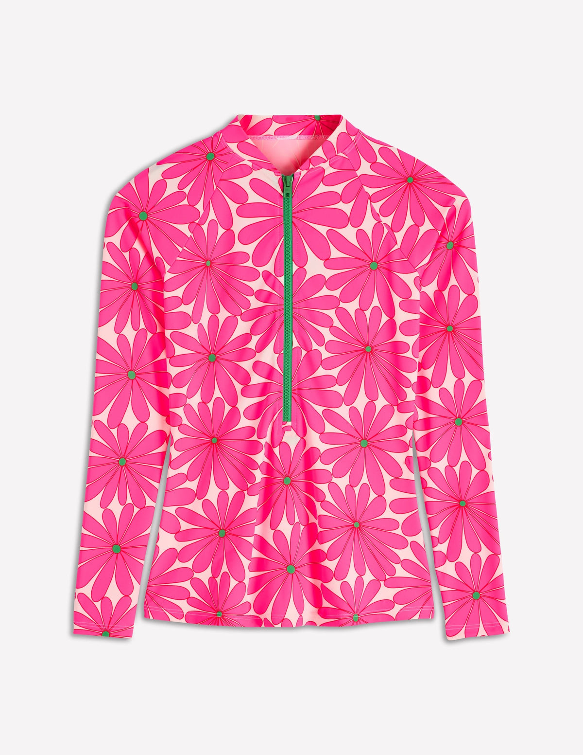 Sun Safe Raglan Guard Top-Sangria Sunset, Daisy Blossom