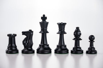 3 3/4" Heavy Club & Tournament Chess Pieces - Half Set - 17 Pieces - Piece - Chess-House