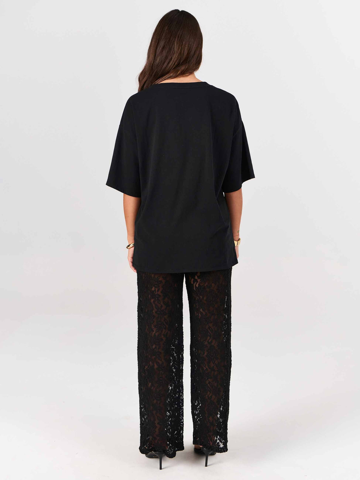 Chantelle Lace Pant - Black