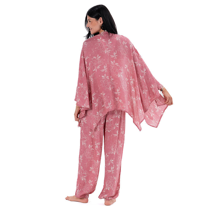 Coral Bloom Lounge Set