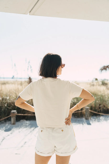Casa Costera Pez Crop Tee