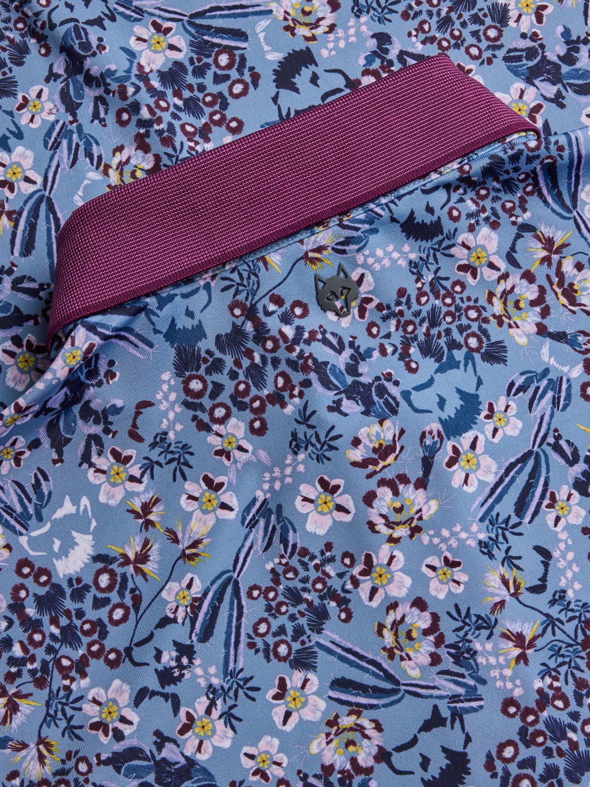 Desert Floral Short Sleeve Polo