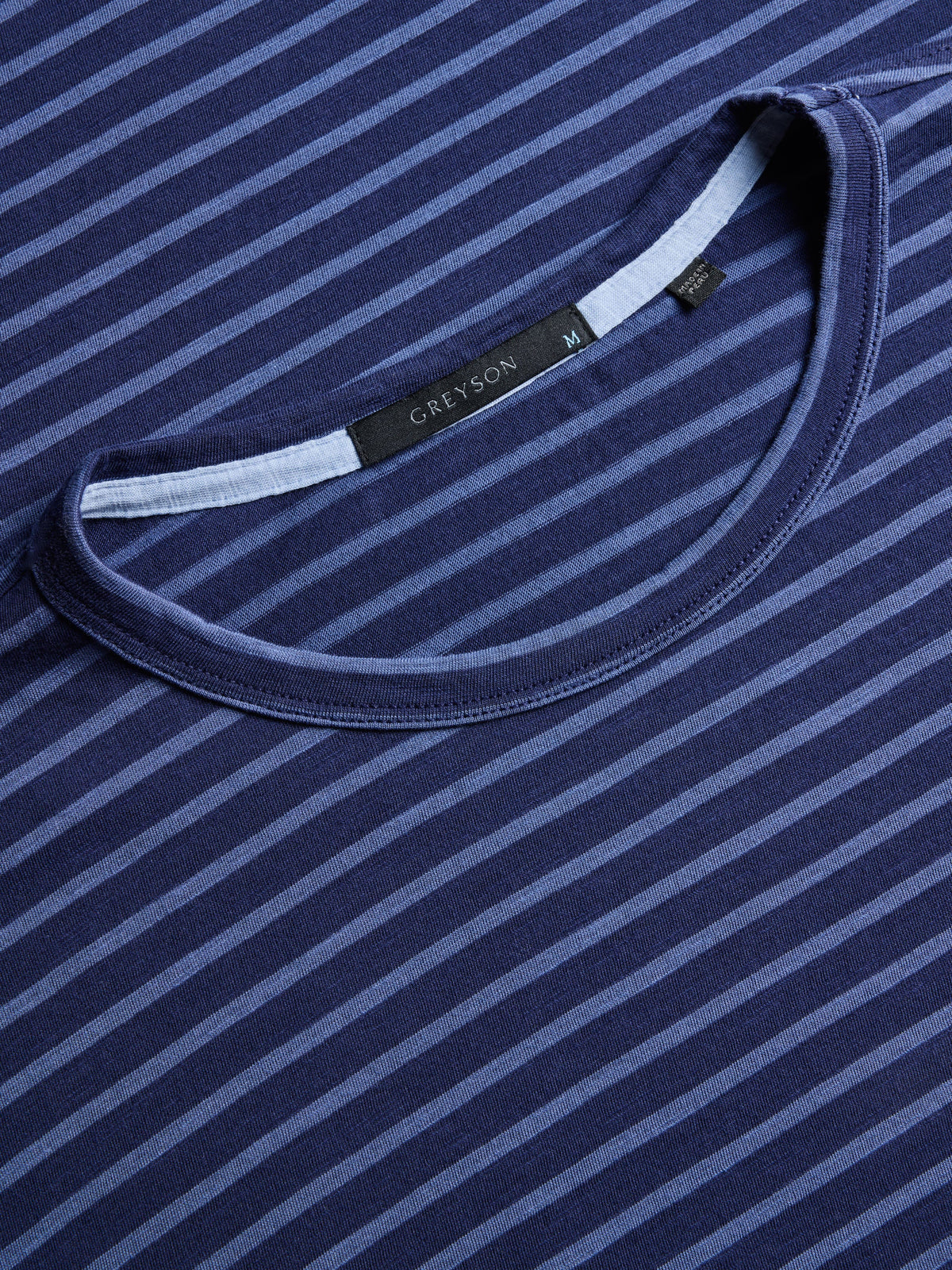 Alpha Slub Striped Short Sleeve Tee