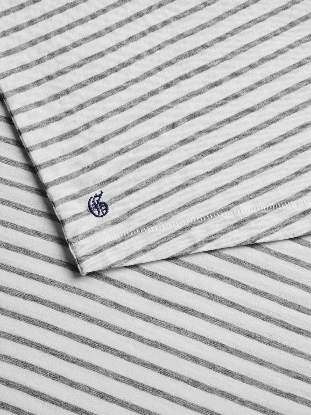 Alpha Slub Striped Short Sleeve Tee