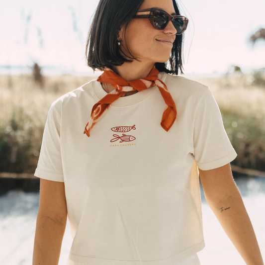 Casa Costera Pez Crop Tee