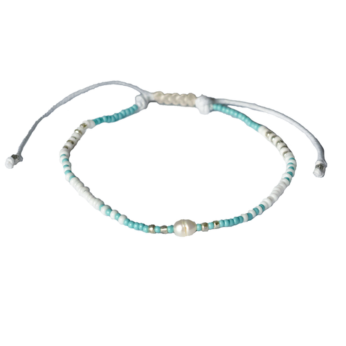Wavebreak Seedbead Anklet