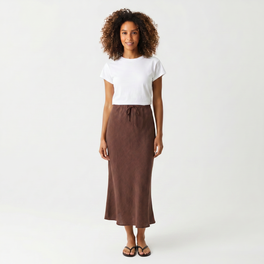 Cassia Linen Skirt