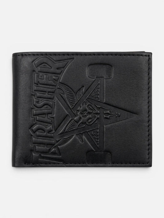 Billetera Thrasher Skate Goat Negro