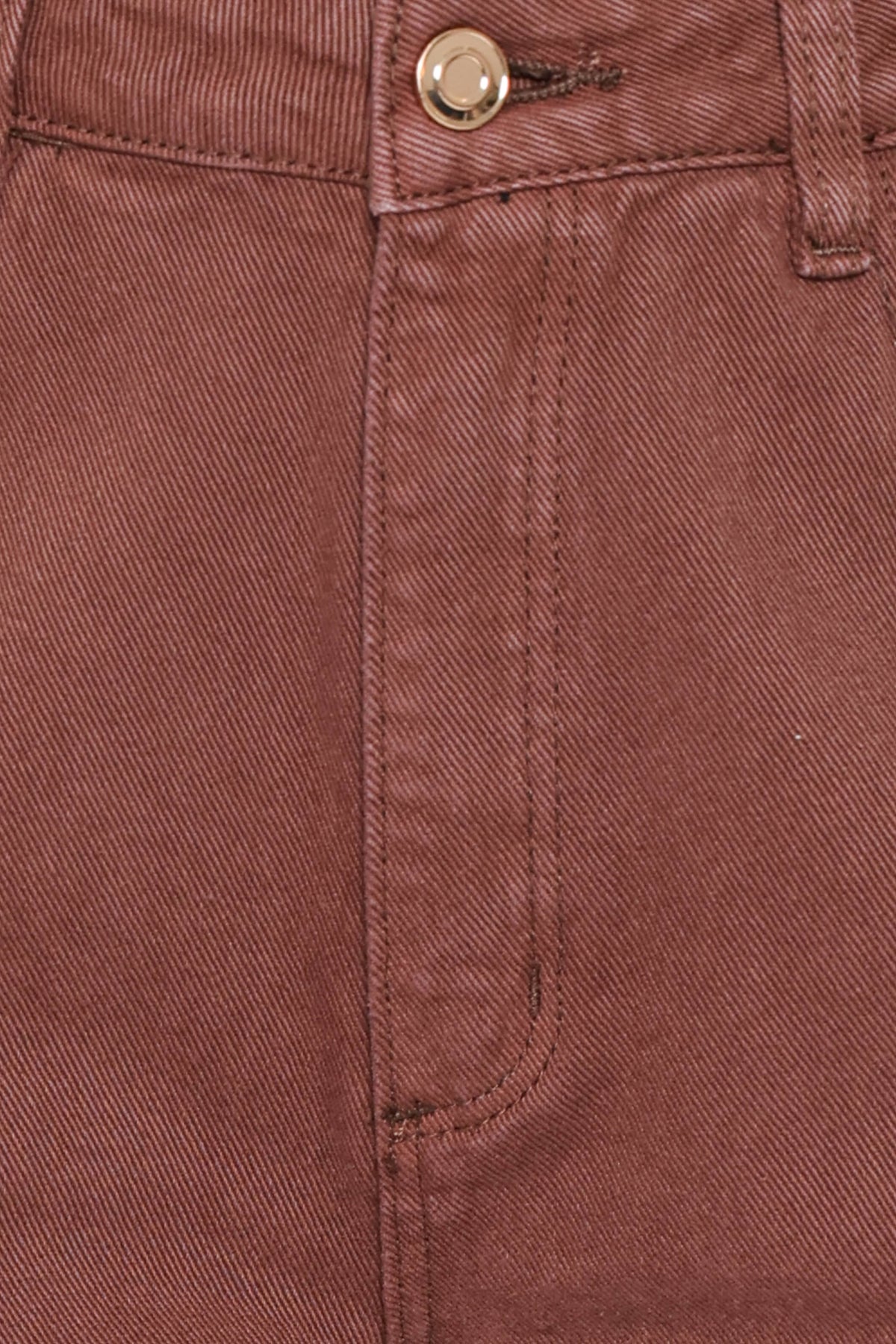 Ailis Wide Leg Jean - Chocolate