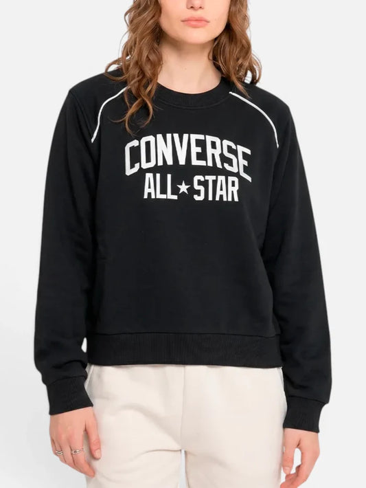 Buzo Mujer Converse Crew Neck con Estampa