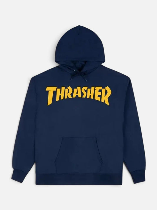 Buzo Thrasher Cover Logo Azul Marino