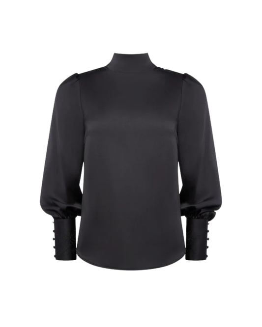 Carmen High Neck Blouse
