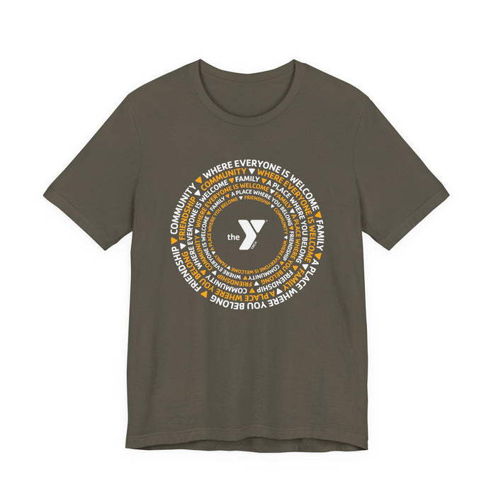 Circles Unisex Jersey Short Sleeve Tee