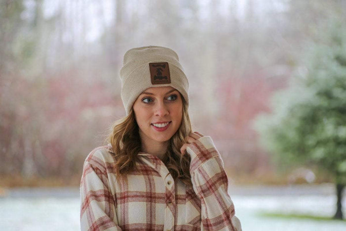 Comfortable Beanie Hat with Chess House Leather Logo - Apparel - Chess-House
