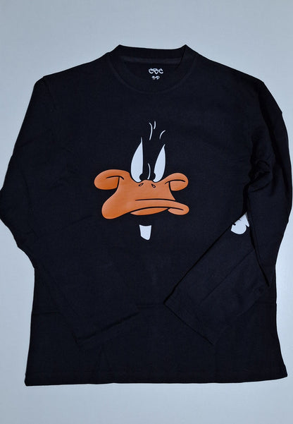 Daffy Duck Long Sleeve T-shirt - Catch Body Customs