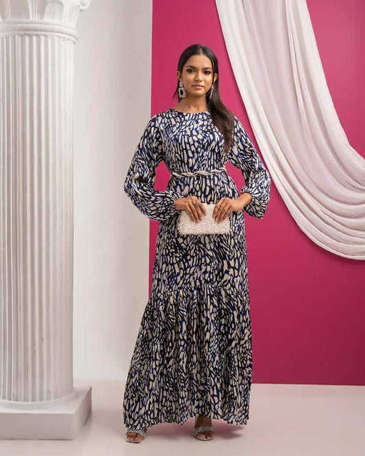 DAISY STREET PRINTED MAXI DRESS