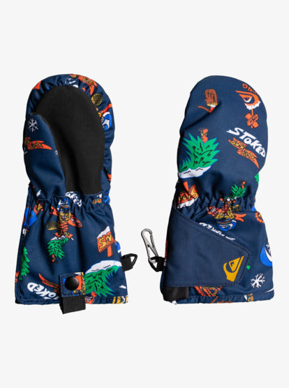 Guantes Quiksilver Snow Indie Mitt Niño Azul