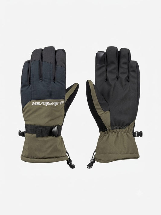 Guantes Quiksilver Snow Mission Negro Marron