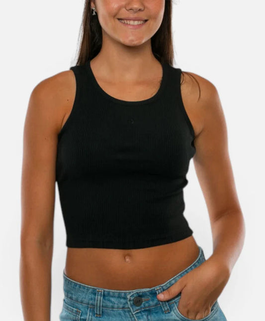 Musculosa Mujer Converse Draft Logo Negro
