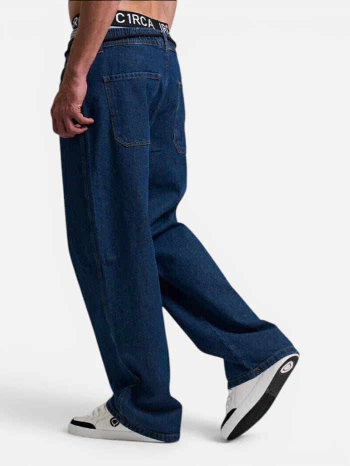 Pantalon Circa Jogger Denim Oversize Azul