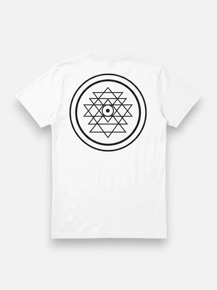 Remera Good Sri Yantra Blanca