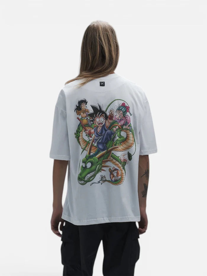 Remera Luxo Dragon Ball 2 Blanco