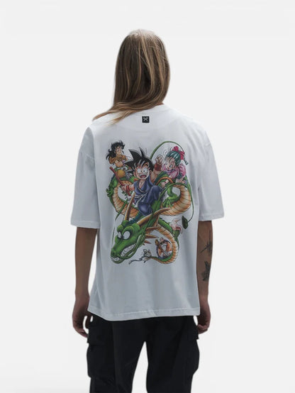 Remera Luxo Dragon Ball 2 Blanco