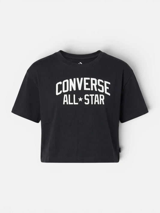 Remera Mujer Converse All Star Classic Tee Negro