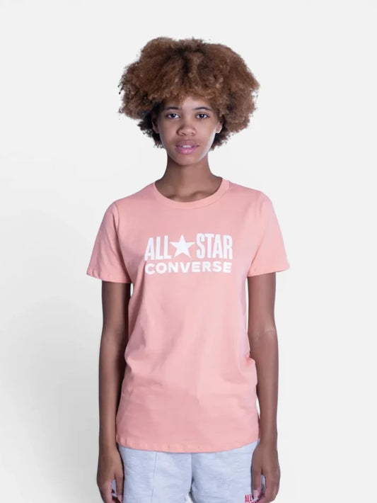 Remera Mujer Converse Classic Fit. Manga Cort
