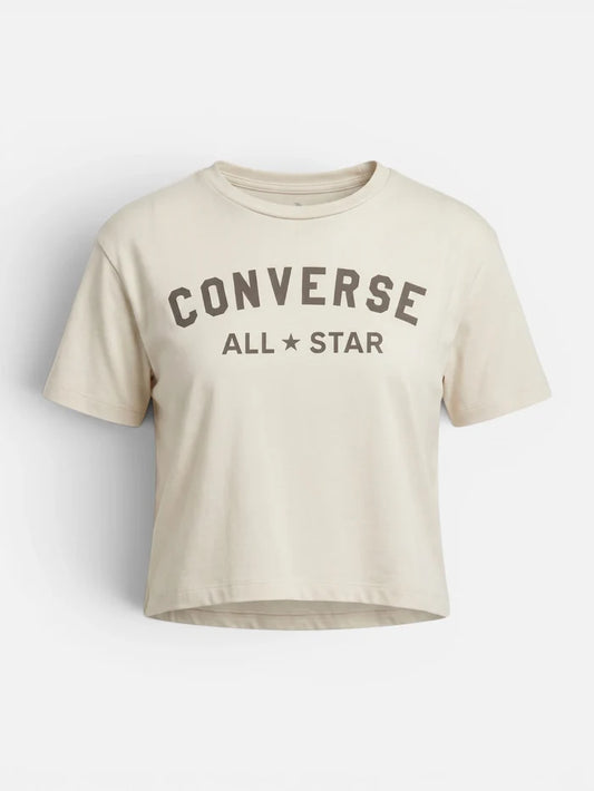 Remera Mujer Converse Retro All Star Tee Blanco