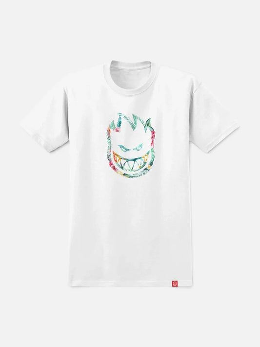 Remera Spitfire Floral Bighead Blanco