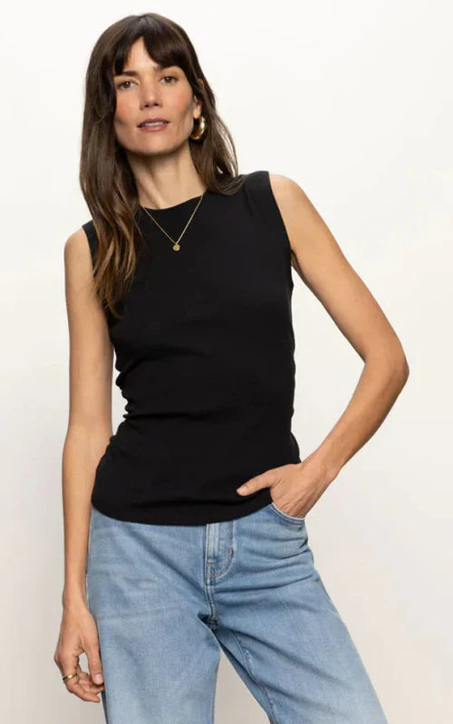 Ribbed Ruched Tank