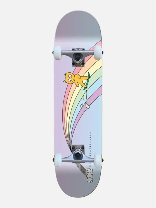 Skate Completo Meow Over The Rainbow Fade Azul 7.5