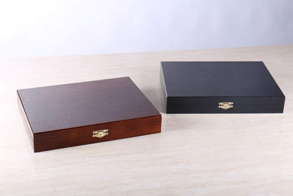 Standard Flat Wood Chess Box - Box - Chess-House