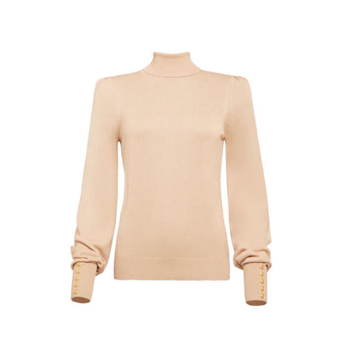 Structured Kelsie Roll Neck Knit