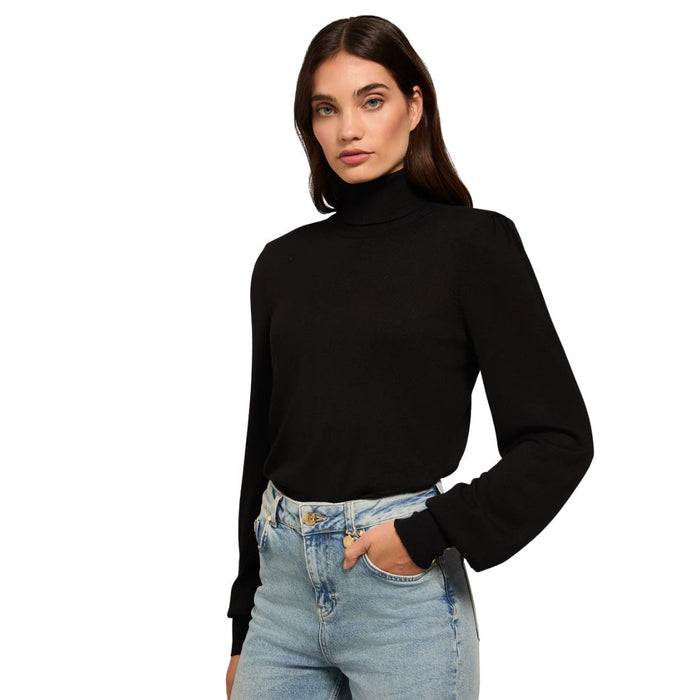 Structured Kelsie Roll Neck Knit