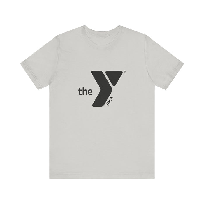 Unisex Black Y Logo Short Sleeve Tee
