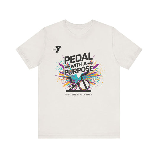 Unisex Williams Y Pedal with a Purpose Jersey Short Sleeve Tee