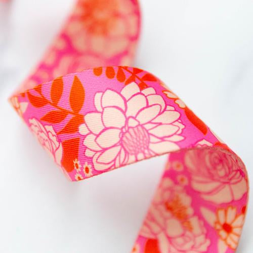 Vintage Floral Webbing (1.5")