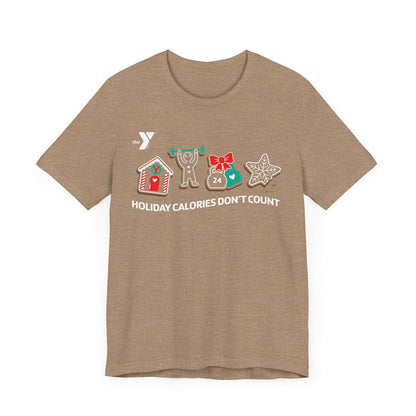 Winter - "Holiday Calories Don't Count" Jersey Tee