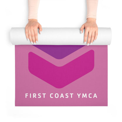 Y Arrow Foam Yoga Mat - Pink